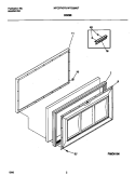 DOOR Diagram and Parts List for MFC09M3FW0  Frigidaire Freezer