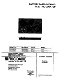 COVER Diagram and Parts List for FEC32S6HBA  Frigidaire Cooktop