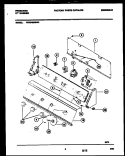 CONSOLE AND CONTROL PARTS Diagram and Parts List for FWX645DBW0  Frigidaire Washer