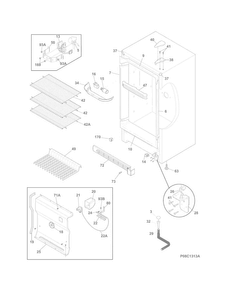 Part Location Diagram of 5304508655 Frigidaire ENERGY GUIDE