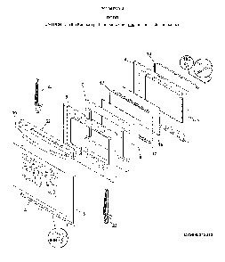 Door Diagram and Parts List for 79094172314  Kenmore Range