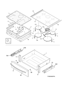 Part Location Diagram of 808318403 Frigidaire INSULATION