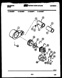 BLOWER HOUSING Diagram and Parts List for DGA900F1D  Kelvinator Dryer