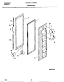 Part Location Diagram of 218807004 Frigidaire RACK-DOOR