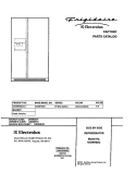 COVER Diagram and Parts List for GS26HSZCC1  Frigidaire Refrigerator