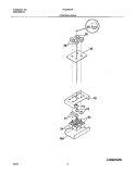 CONTROL PANEL Diagram and Parts List for FEC36C4ASB  Frigidaire Cooktop