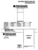 COVER Diagram and Parts List for FRT21NRGB2  Frigidaire Refrigerator