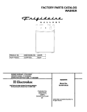 COVER Diagram and Parts List for GLWS1233AQ1  Frigidaire Washer