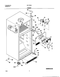 CABINET Diagram and Parts List for FRT17IB3AT3  Frigidaire Refrigerator