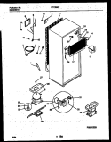 SYSTEM AND AUTOMATIC DEFROST PARTS Diagram and Parts List for RT179NCD1  Frigidaire Refrigerator
