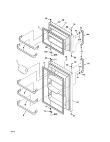 Part Location Diagram of A01278402 Frigidaire Installation instructions