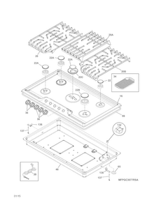 Part Location Diagram of 305452400 Frigidaire SCREW
