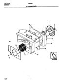 AIR HANDLING PARTS Diagram and Parts List for 5130009B  Frigidaire Air Conditioner
