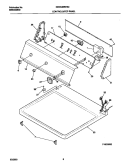 P16C0083 CONTROL PANEL Diagram and Parts List for GDG546RHS0  Gibson Dryer