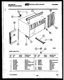 CABINET AND INSTALLATION PARTS Diagram and Parts List for MH311F1QA  Kelvinator Air Conditioner