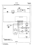 WIRING SCHEMATIC Diagram and Parts List for GLGF388CQA  Frigidaire Range