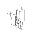 CABINET Diagram and Parts List for FU161JRW2  Frigidaire Freezer