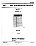 COVER Diagram and Parts List for 14-030A2  Frigidaire Dehumidifier