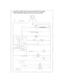 Wiring Schematic Diagram and Parts List for LFHT1817LW9  Frigidaire Refrigerator