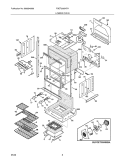 LOWER OVEN Diagram and Parts List for FGET3065KFA  Frigidaire Wall Oven