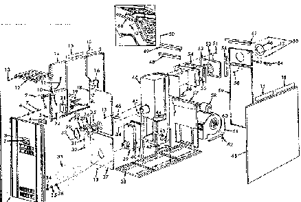Part Location Diagram of 97967 Frigidaire Door handle