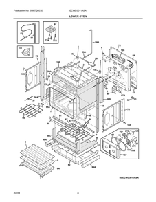 Part Location Diagram of 808930501 Frigidaire RECEPTACLE