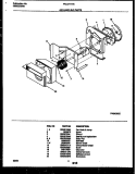 AIR HANDLING PARTS Diagram and Parts List for FAC077T7A2  Frigidaire Air Conditioner