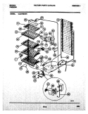 SYSTEM Diagram and Parts List for UL2075ECW4  Frigidaire Freezer