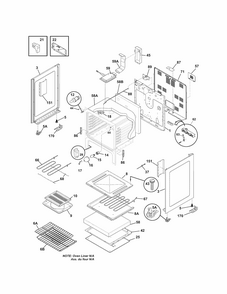 Body Diagram and Parts List for 79092602014  Kenmore Range