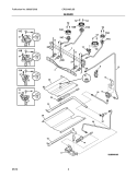 BURNER Diagram and Parts List for CRG3480LSB  Crosley Range
