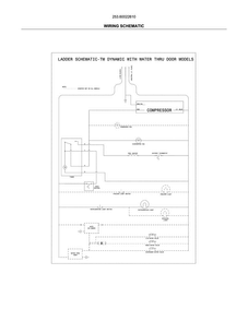 Wiring Schematic Diagram and Parts List for 25360022610  Kenmore Refrigerator