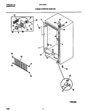 CABINET / CONTROL / SHELVES Diagram and Parts List for GFU14M3AW7  Gibson Freezer