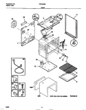 BODY Diagram and Parts List for TGF334BCDA  Tappan Range