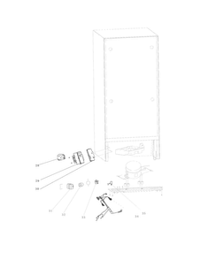 System Diagram and Parts List for FFPT12F0KM0  Frigidaire Refrigerator