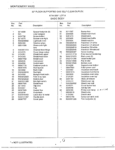 Basic Body Page 2 Diagram and Parts List for 2891  Frigidaire Range