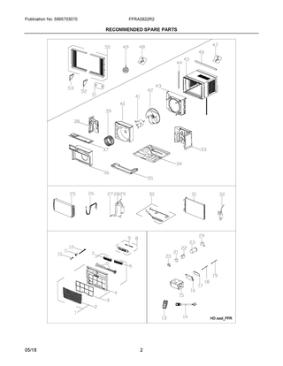 Part Location Diagram of 5304512372 Frigidaire HOLDER