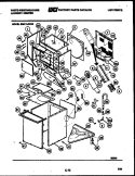 CABINET PARTS AND HEATER Diagram and Parts List for SM115JXD4  Frigidaire Washer