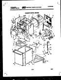 CABINET PARTS AND HEATER Diagram and Parts List for LC248EL0  Frigidaire Washer Dryer Combo