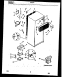 SYSTEM AND AUTOMATIC DEFROST PARTS Diagram and Parts List for RT219PCD1  Frigidaire Refrigerator