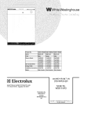 COVER Diagram and Parts List for WDB11NRDB0  Westinghouse Dishwasher