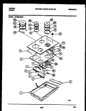 ELECTRIC SMOOTH TOP Diagram and Parts List for 13-3099-00-03  Tappan Cooktop