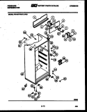 CABINET PARTS Diagram and Parts List for FPD18TFA0  Frigidaire Refrigerator