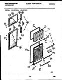 Part Location Diagram of 5308009875 Frigidaire HANDLE-DOOR