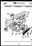 BACKGUARD Diagram and Parts List for 30-4687-66-03  Tappan Range