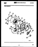 DOOR PARTS Diagram and Parts List for DG27S6DVFA  Gibson Dryer
