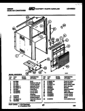CABINET PARTS Diagram and Parts List for AS10C4SVA  Gibson Air Conditioner