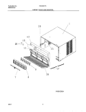 WRAPR Diagram and Parts List for FAC083K7A1  Frigidaire Air Conditioner