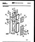 FREEZER DOOR PARTS Diagram and Parts List for FPZ22V3FH0  Frigidaire Refrigerator