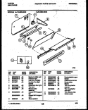 SPLASHER CONTROL Diagram and Parts List for 76-4960-00-03  Tappan Microwave Oven Combo