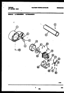 BLOWER AND DRIVE PARTS Diagram and Parts List for TDG546RBW0  Tappan Dryer
